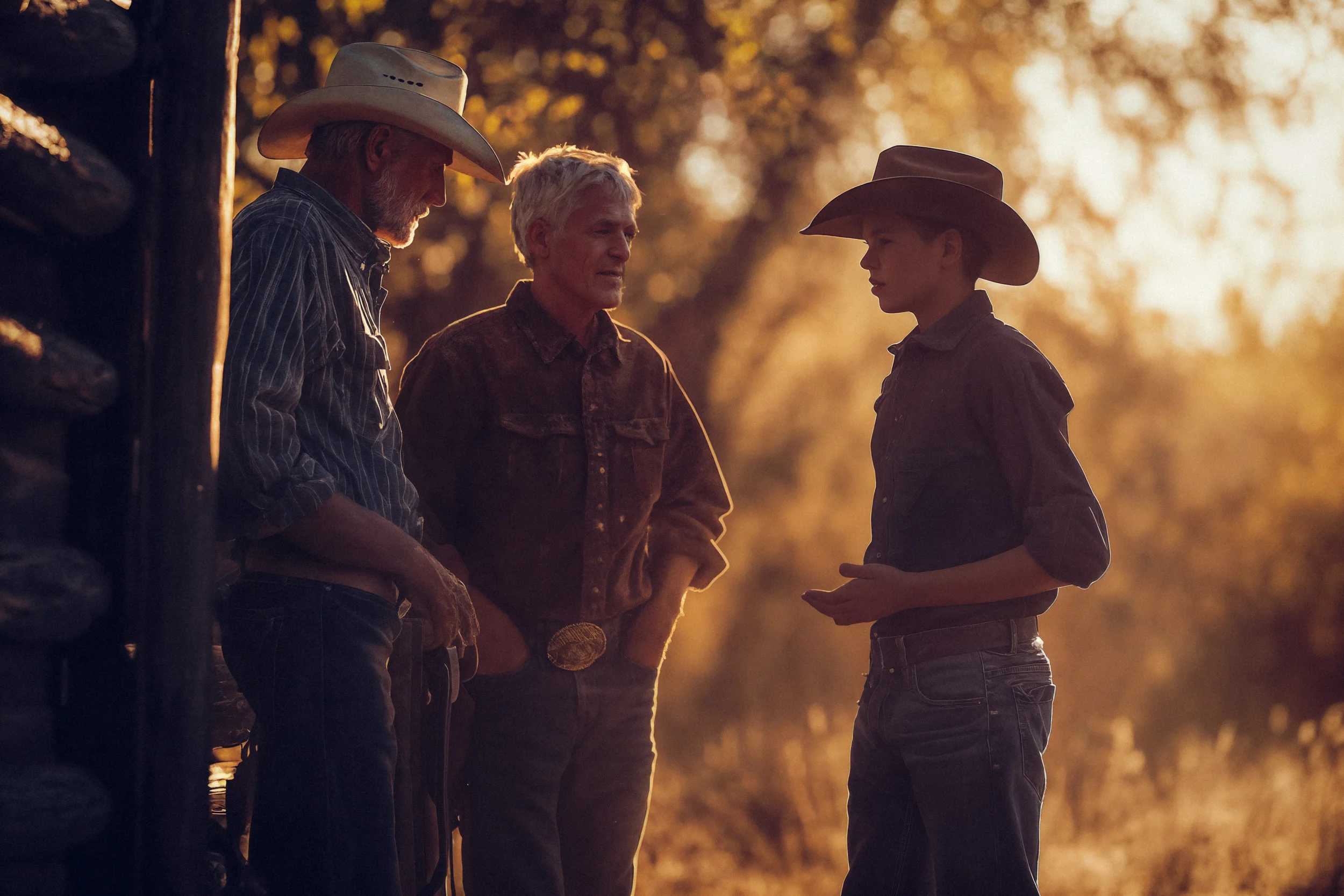 Lonestar belt buckles and old faded Levis 8 by Robert Brembeck