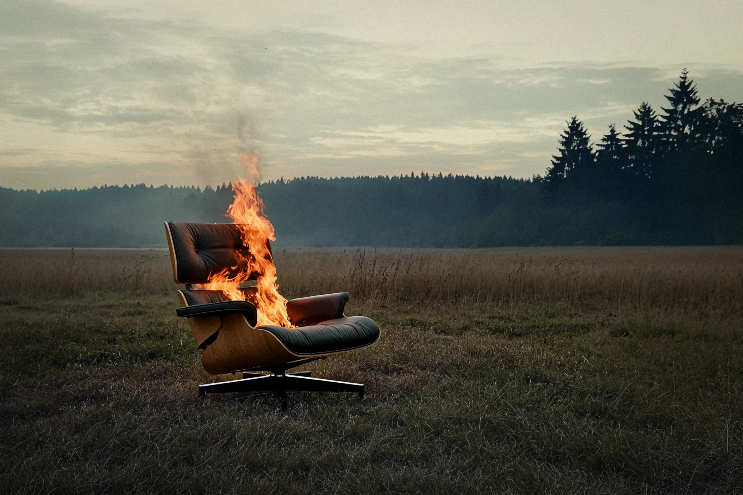 Burning down the house 1 by Robert Brembeck